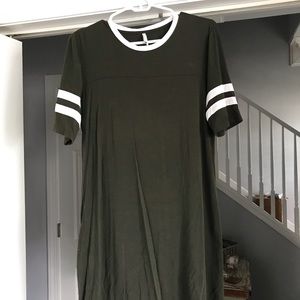 Never worn green khaki dress